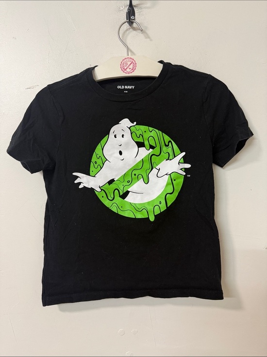 Old Navy Other - Old Navy Black Kids Ghostbusters Graphic Tee with Neon Green Logo